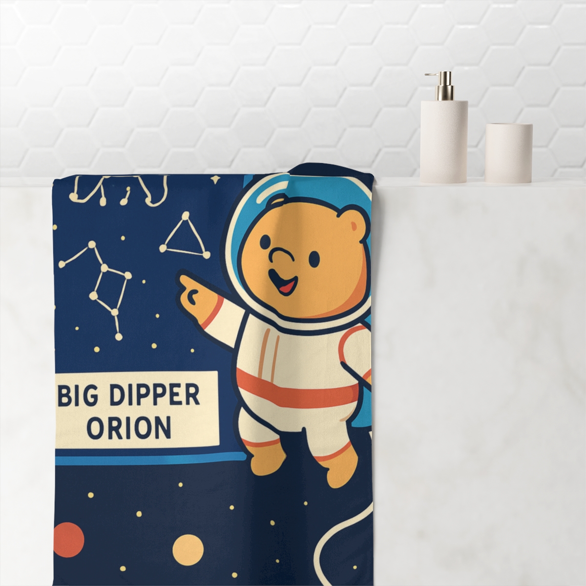 Tardigrade Astronaut Constellation Classroom unique gift towels