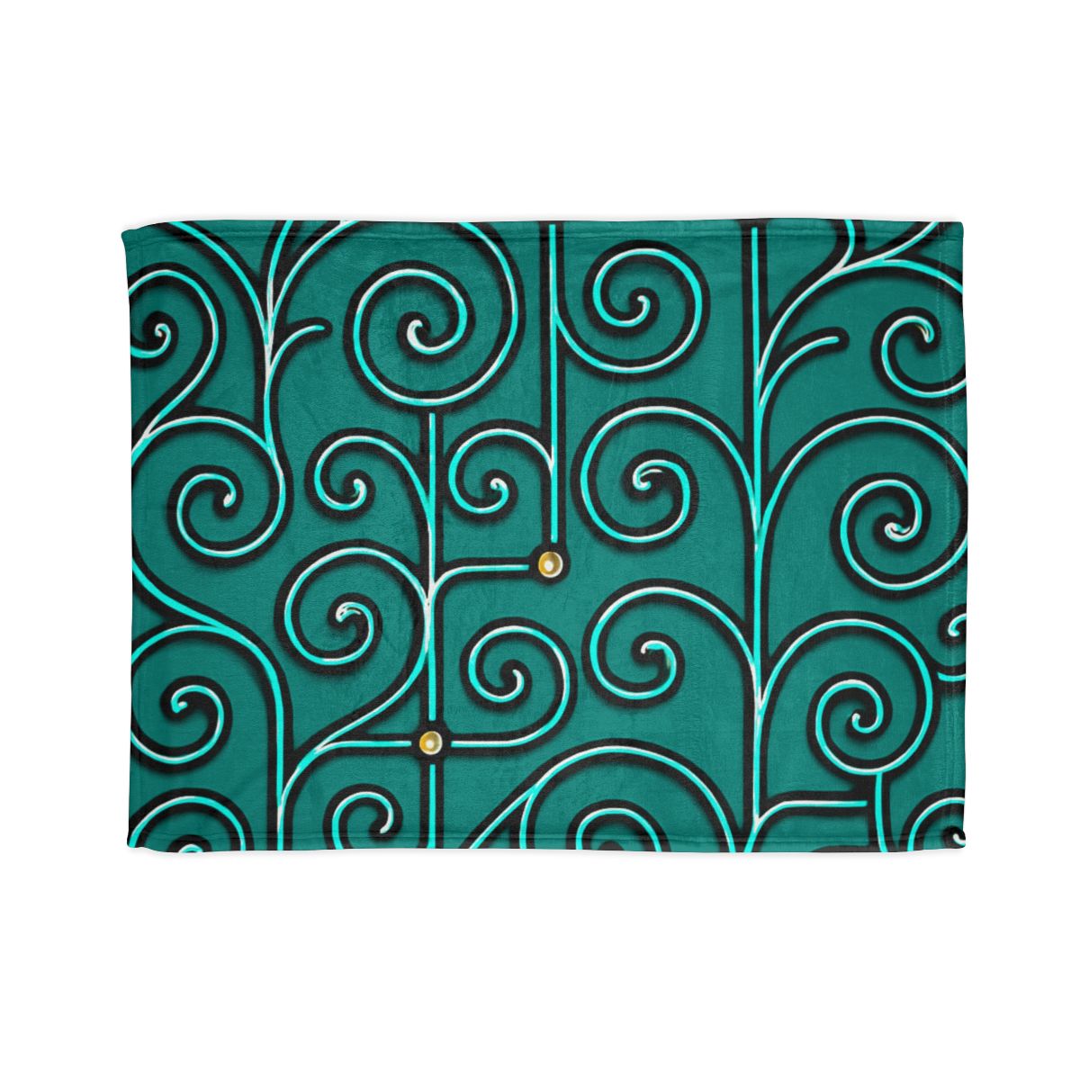 Tendril Circuit Lattice decorative home blankets