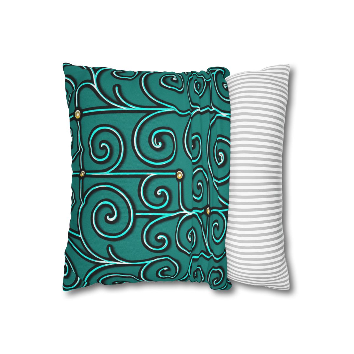 Tendril Circuit Lattice personalized pillow covers