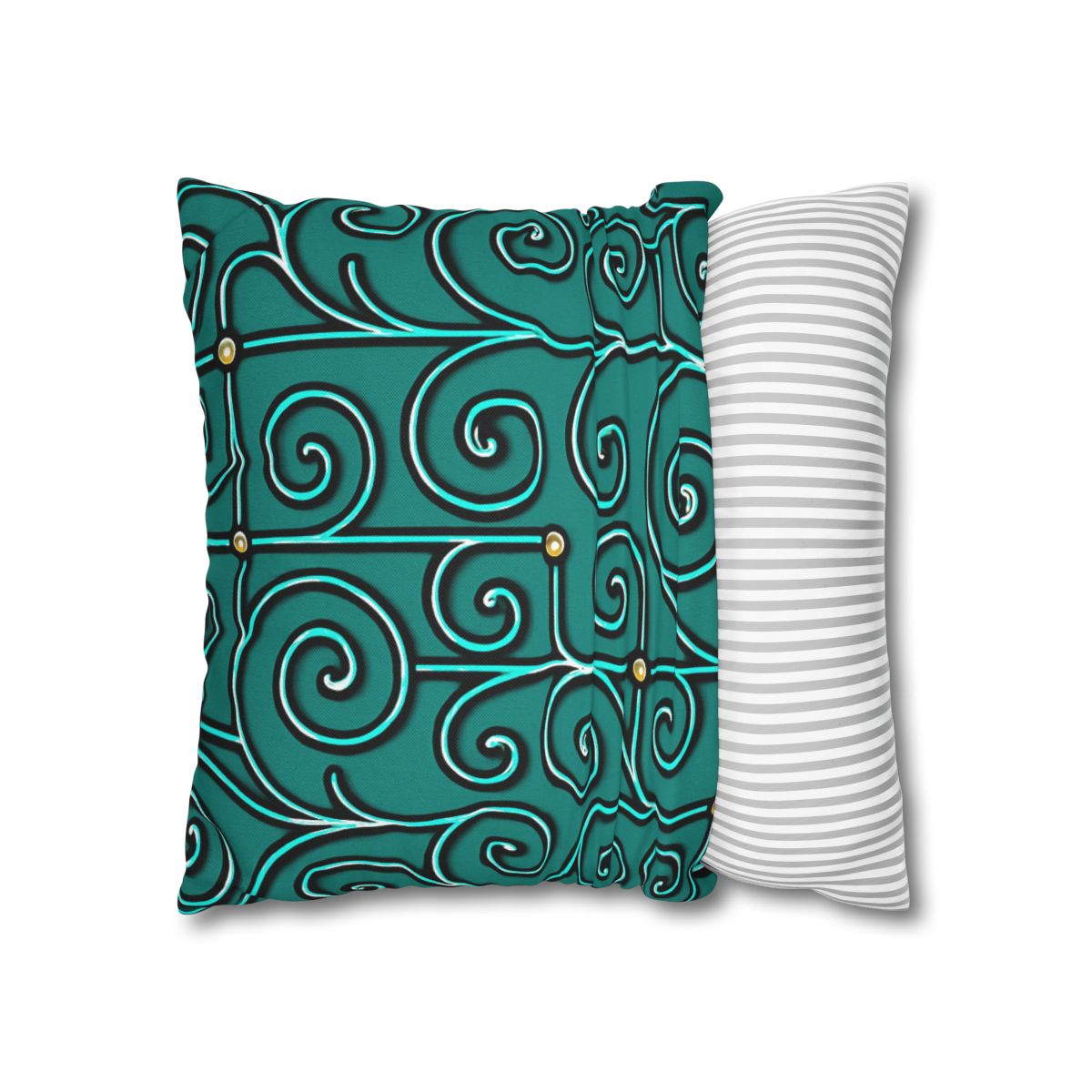 Tendril Circuit Lattice personalized pillow covers