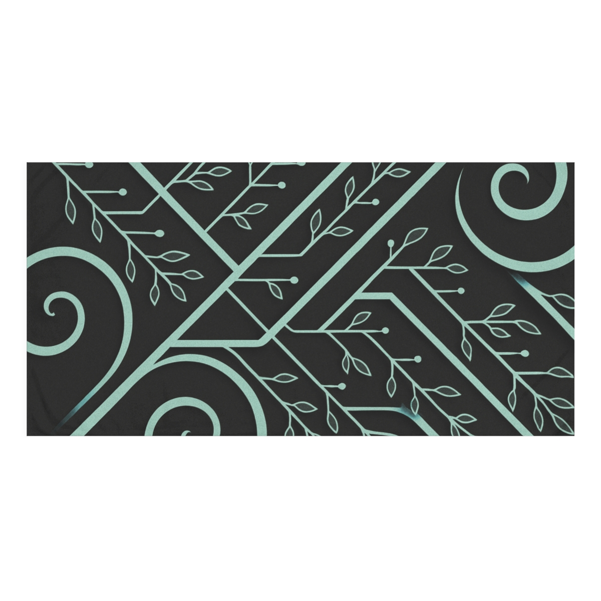 Tendril Circuit Lattice trendy hand towels