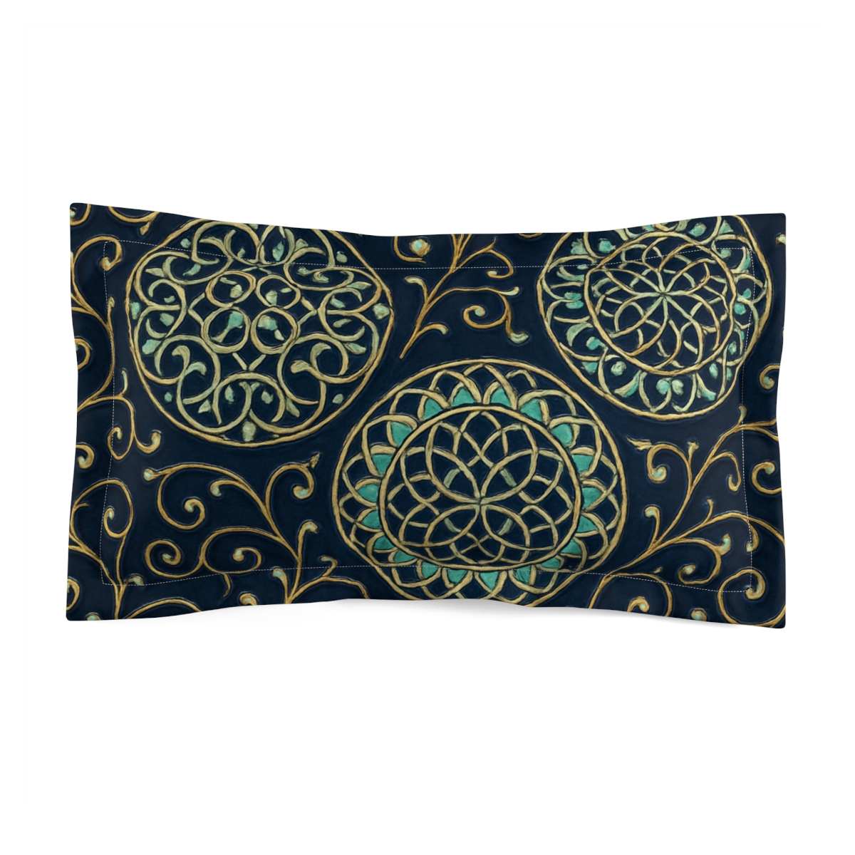Tendril Halo Mosaic personalized decorative pillows