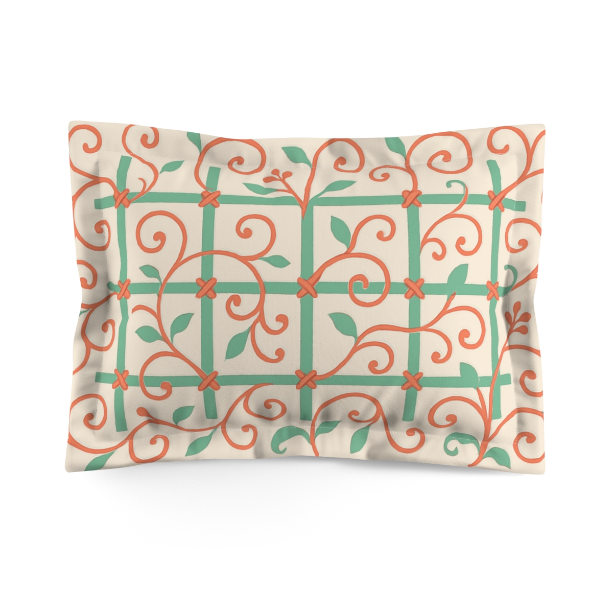 Tendril Harmonic Grid unique shape pillows