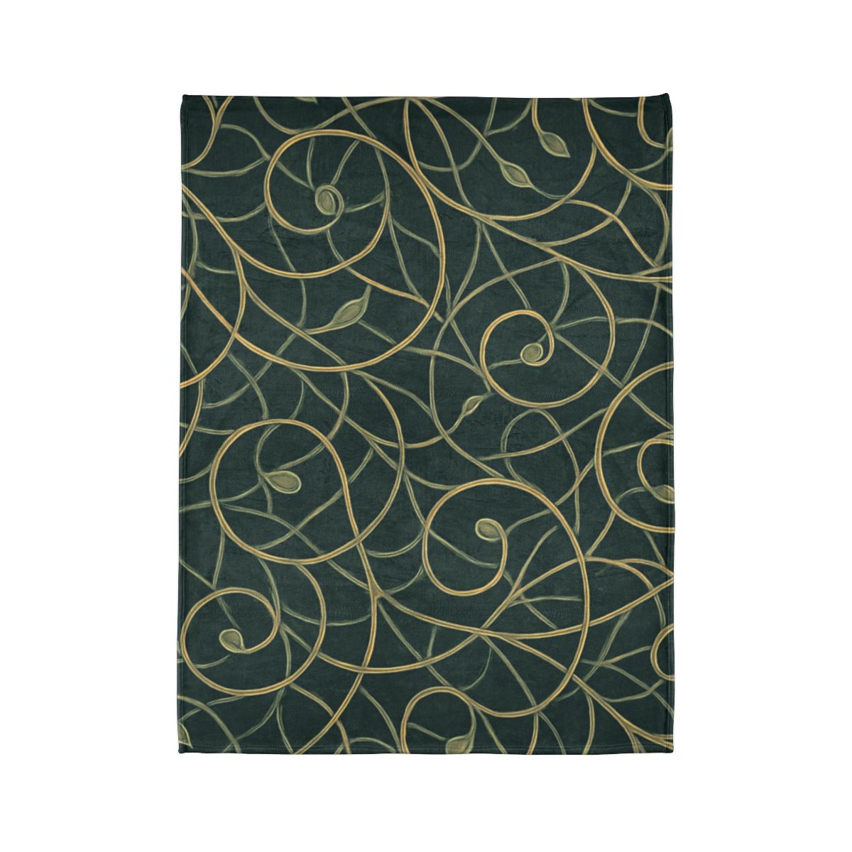 Tendril Lace Network soft fleece blankets