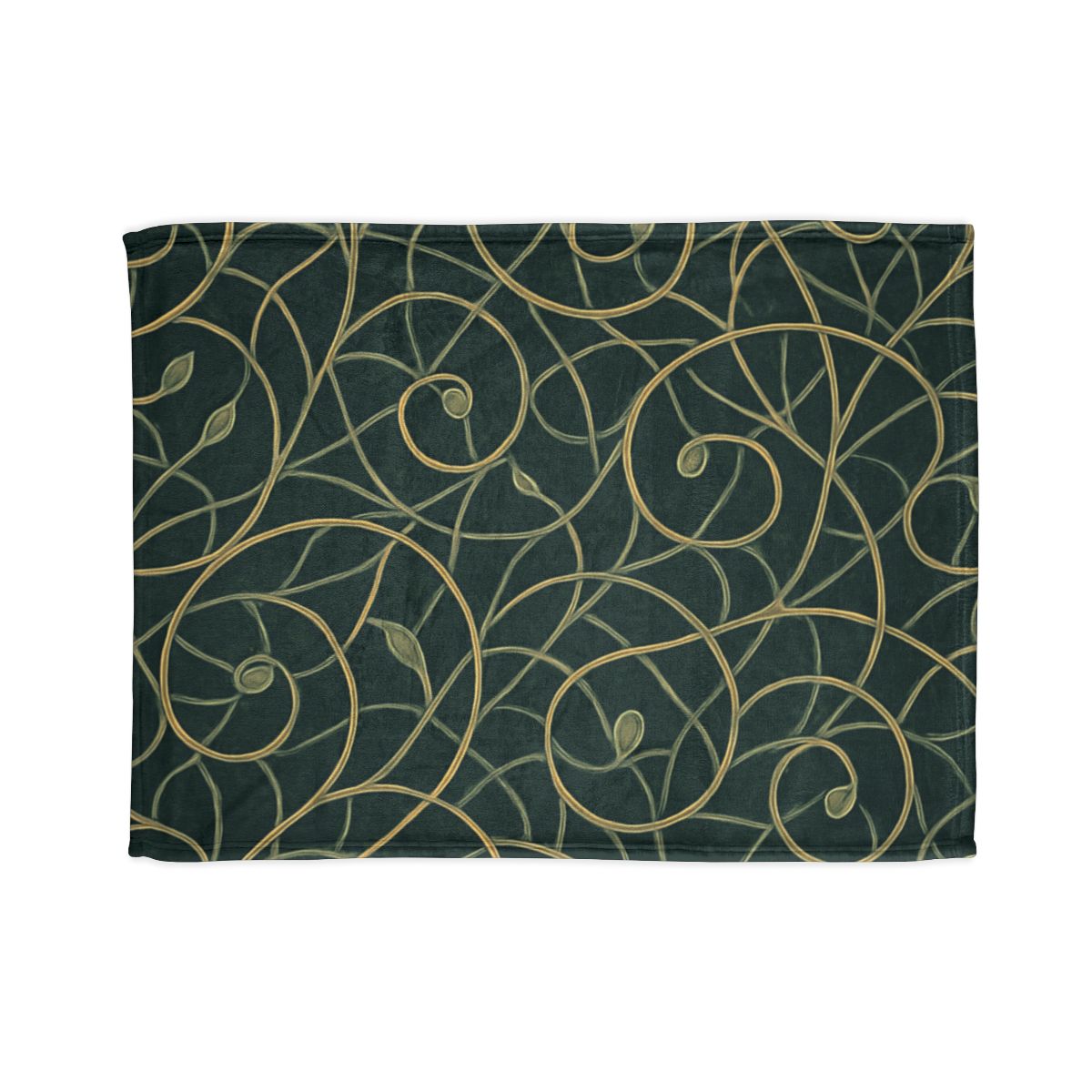 Tendril Lace Network soft fleece blankets