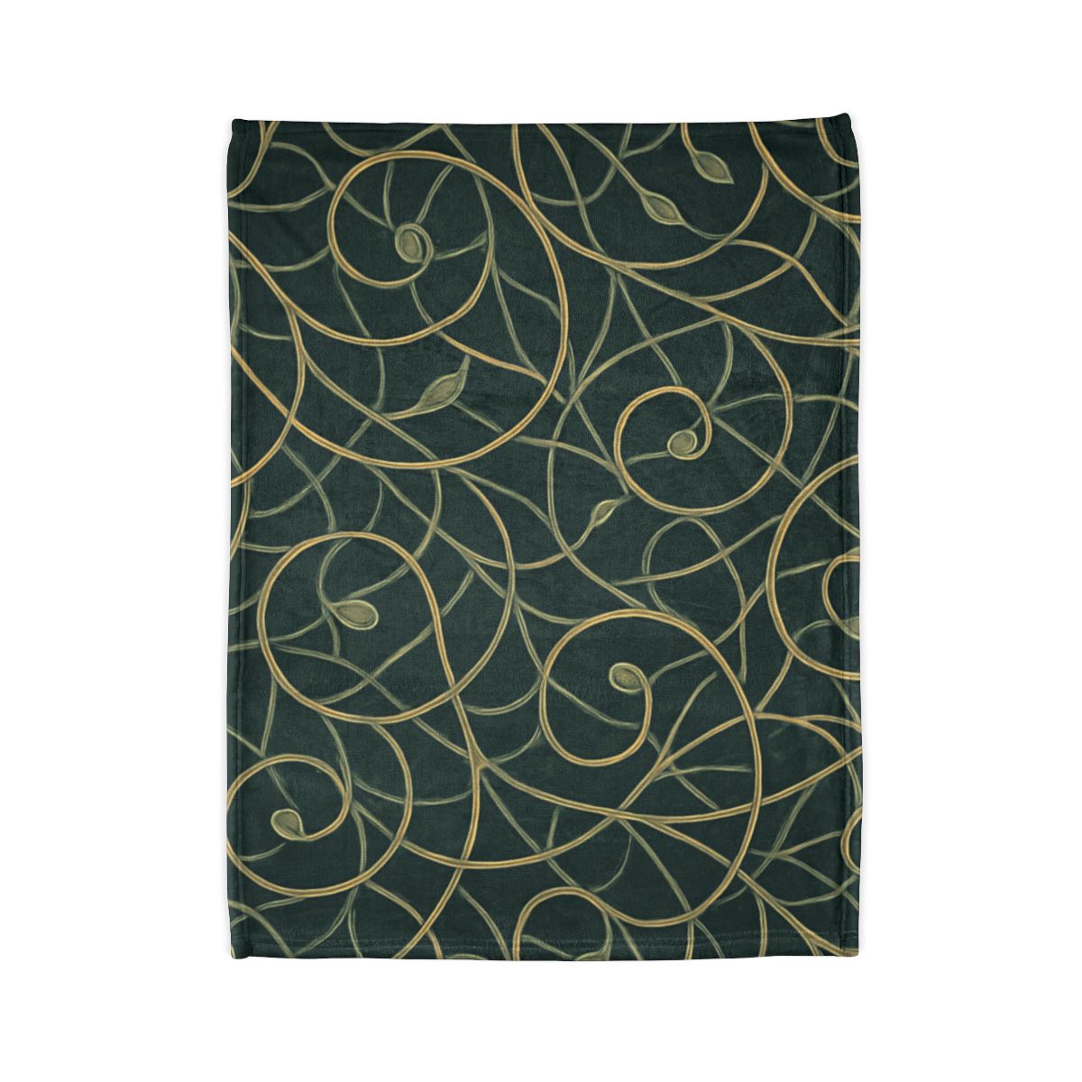 Tendril Lace Network soft fleece blankets