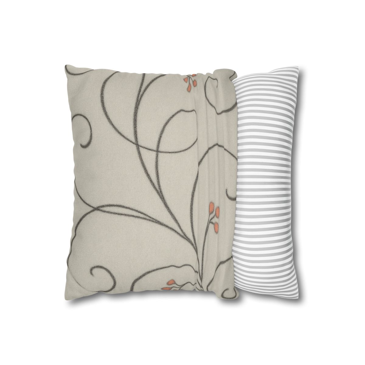 Tendril Lace Panorama personalized pillow covers