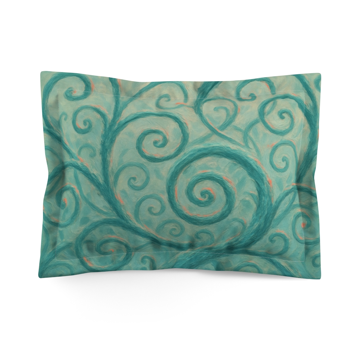 Tendril Lace Spiral custom pillows