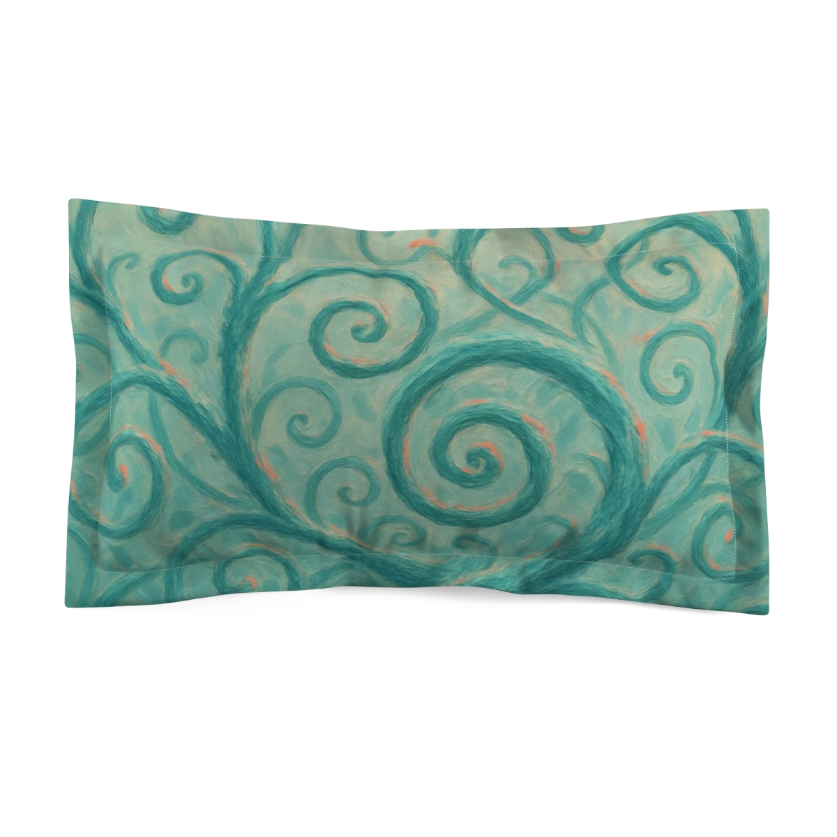 Tendril Lace Spiral custom pillows