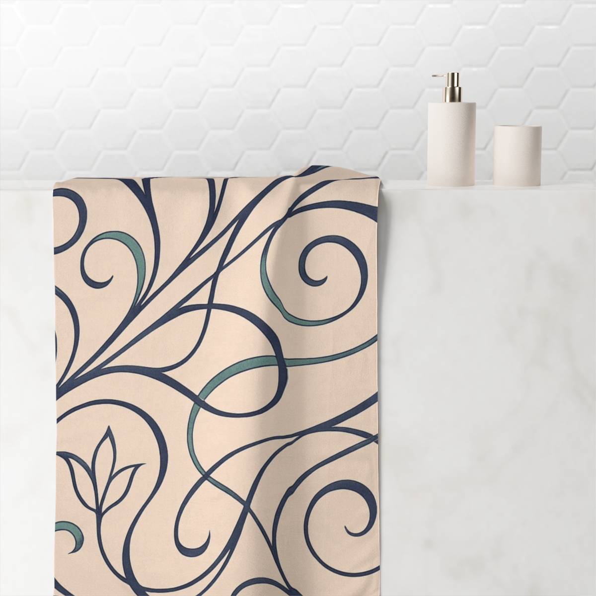 Tendril Line Sonata comfortable face towels