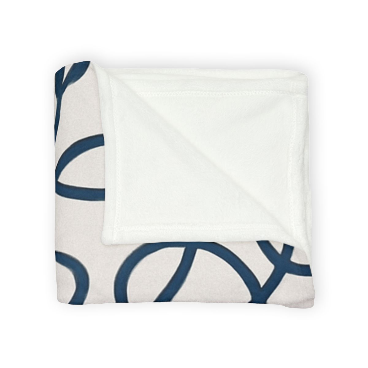 Tendril Loop Weave designer printed blankets