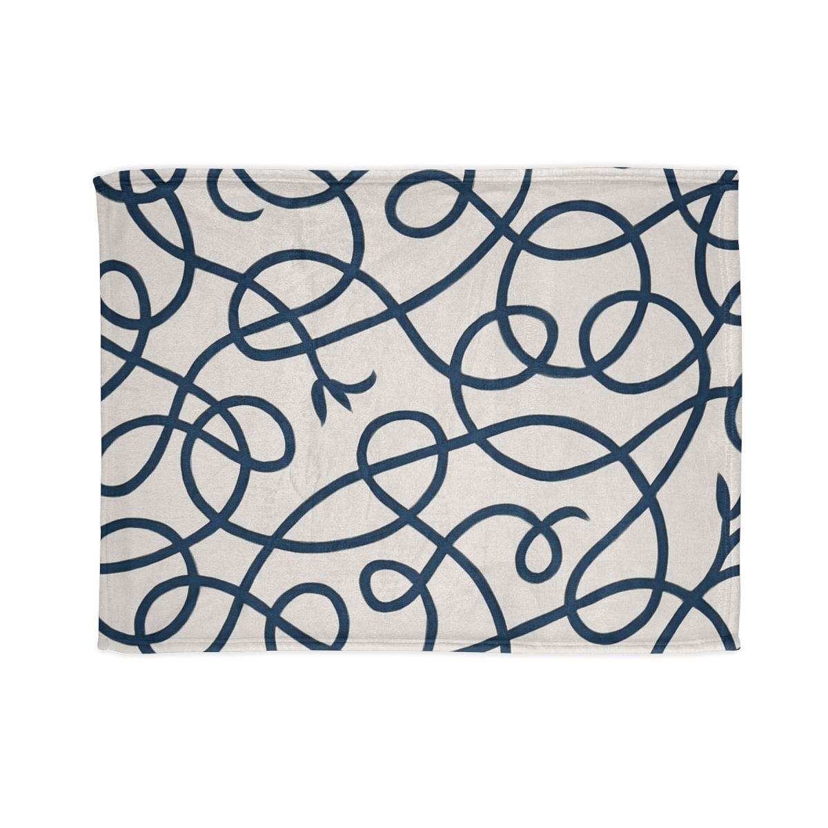 Tendril Loop Weave designer printed blankets