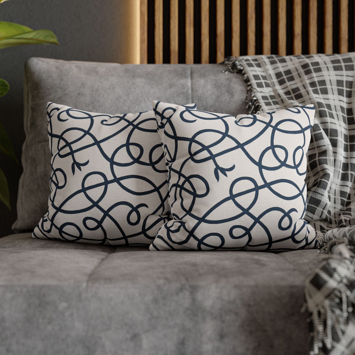 Tendril Loop Weave custom pillow cases