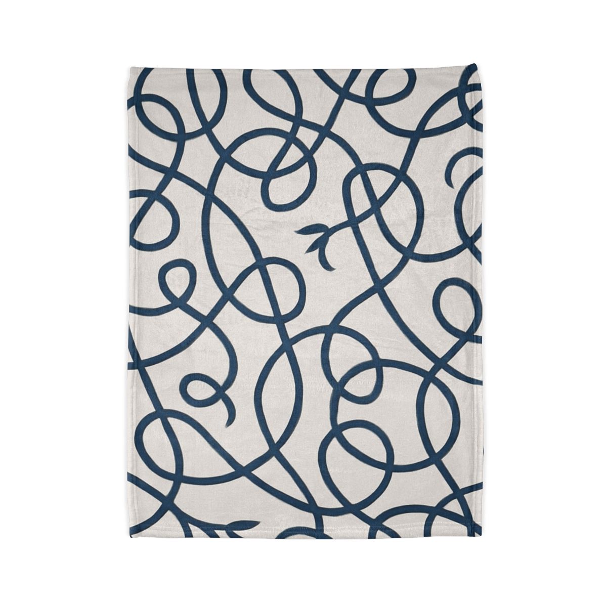 Tendril Loop Weave designer printed blankets