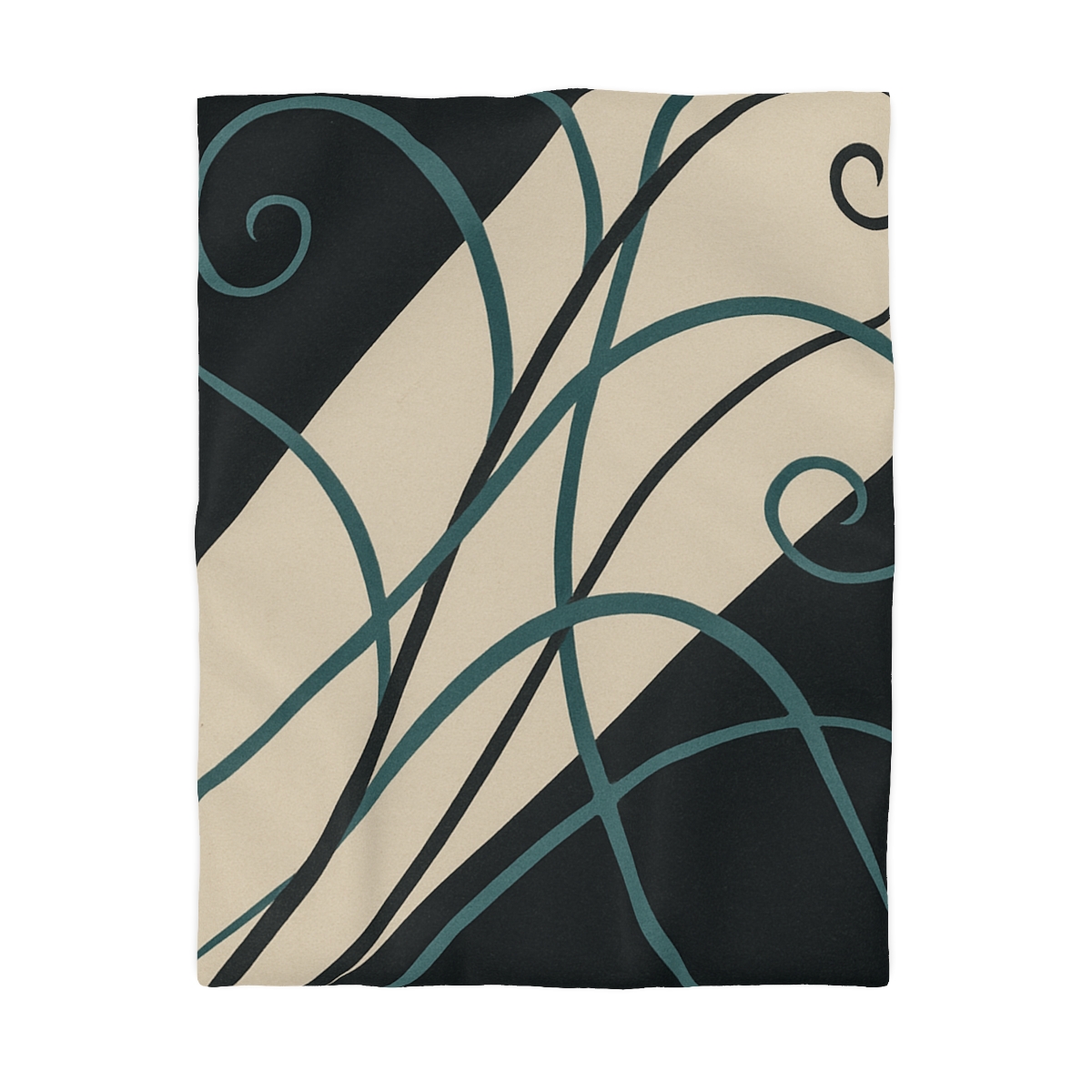 Tendril Motion Study unique patterned duvets