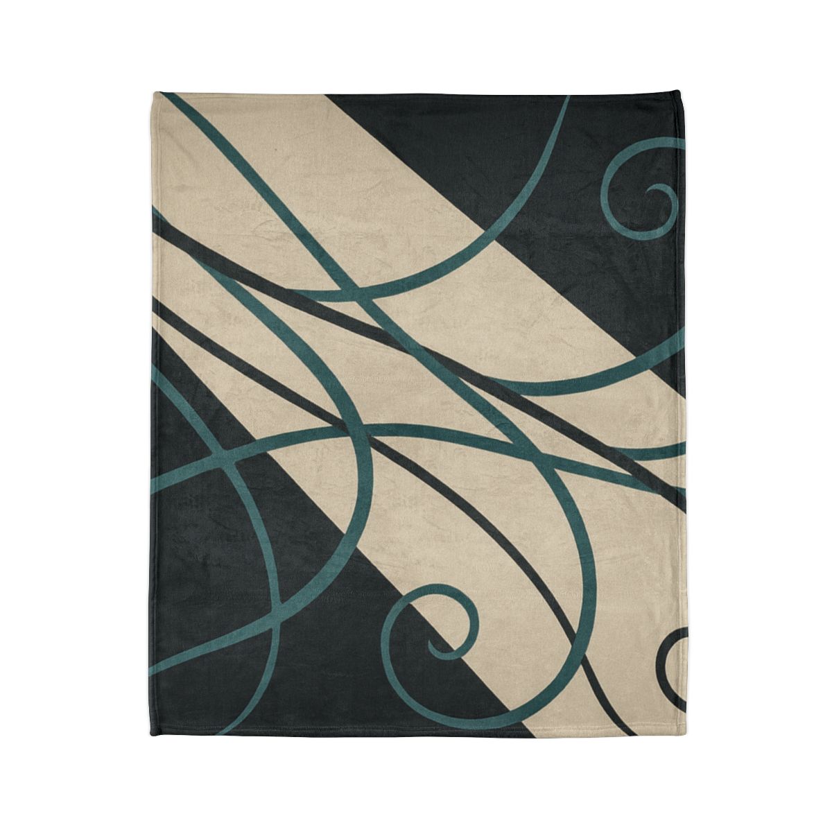Tendril Motion Study stylish throw blankets