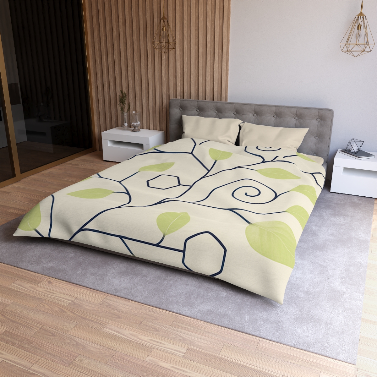 Tendril Network Diagram trendy bedroom duvets