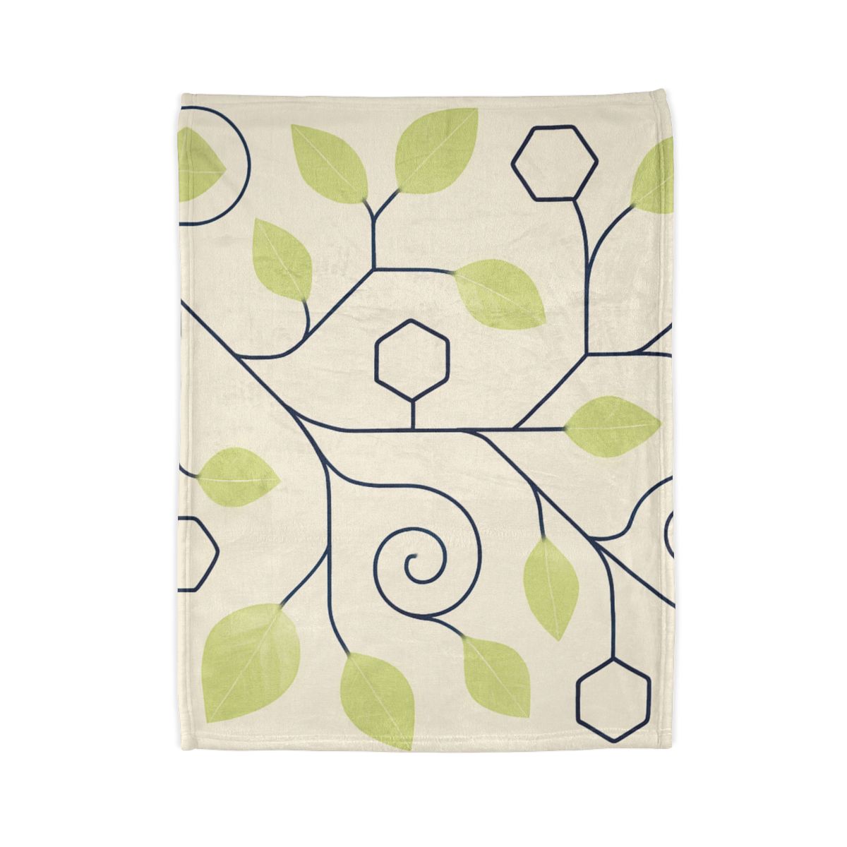 Tendril Network Diagram decorative home blankets