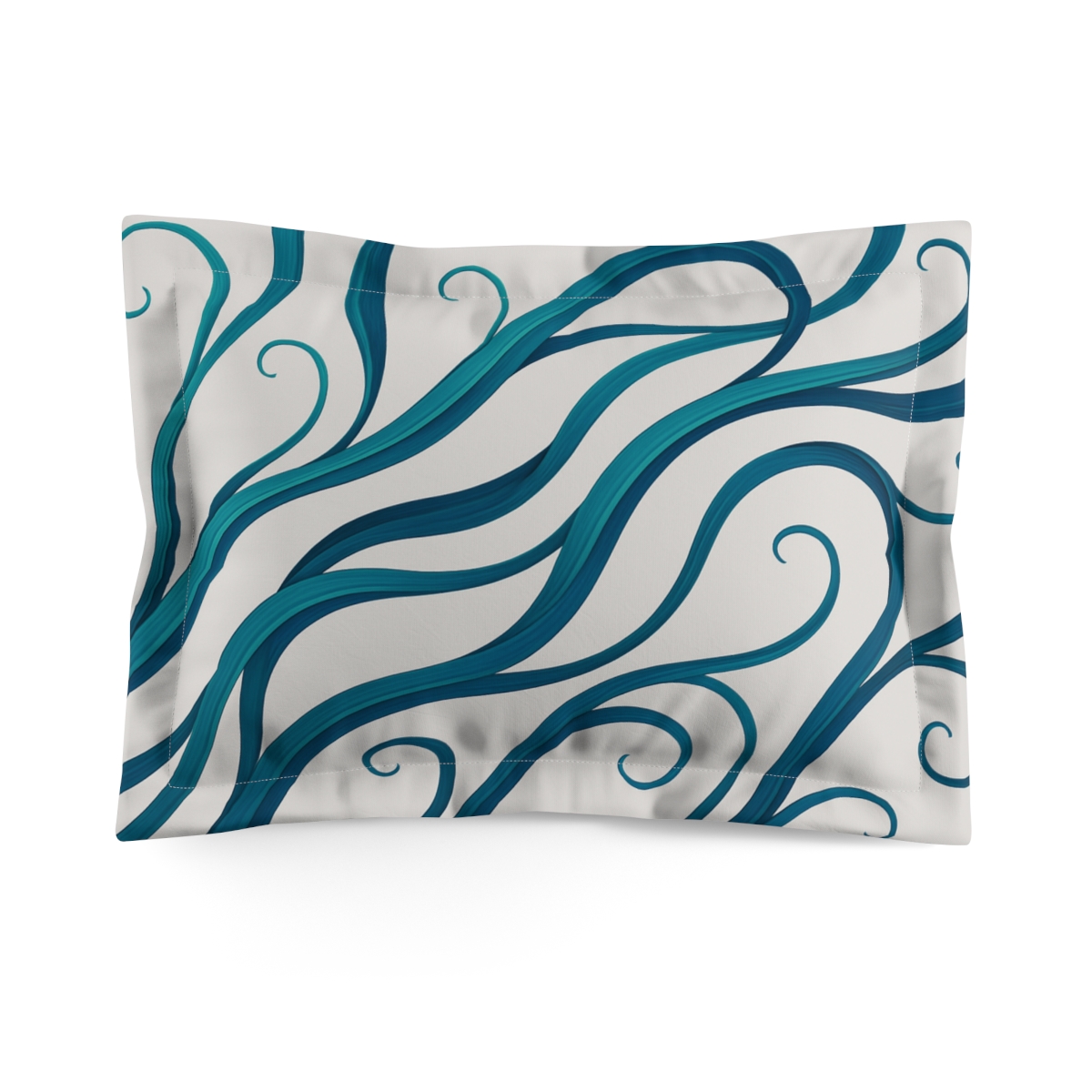 Tendril Ribbon Flow unique shape pillows