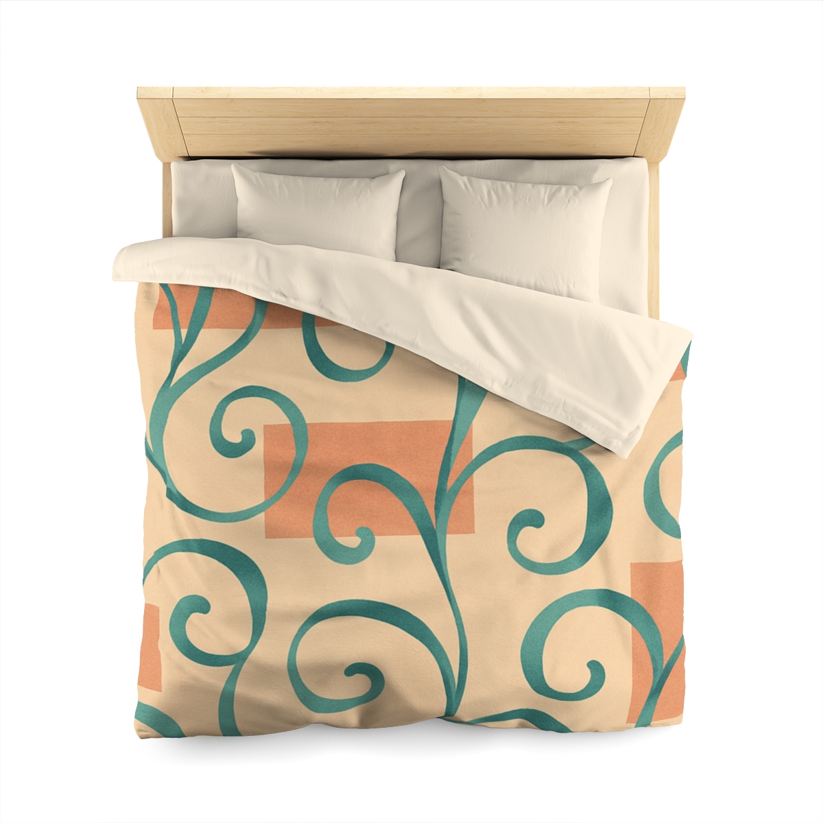 Tendril Ribbon Grid stylish duvet covers