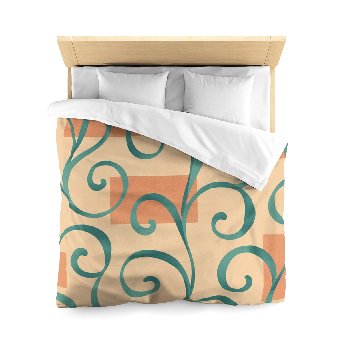 Tendril Ribbon Grid stylish duvet covers