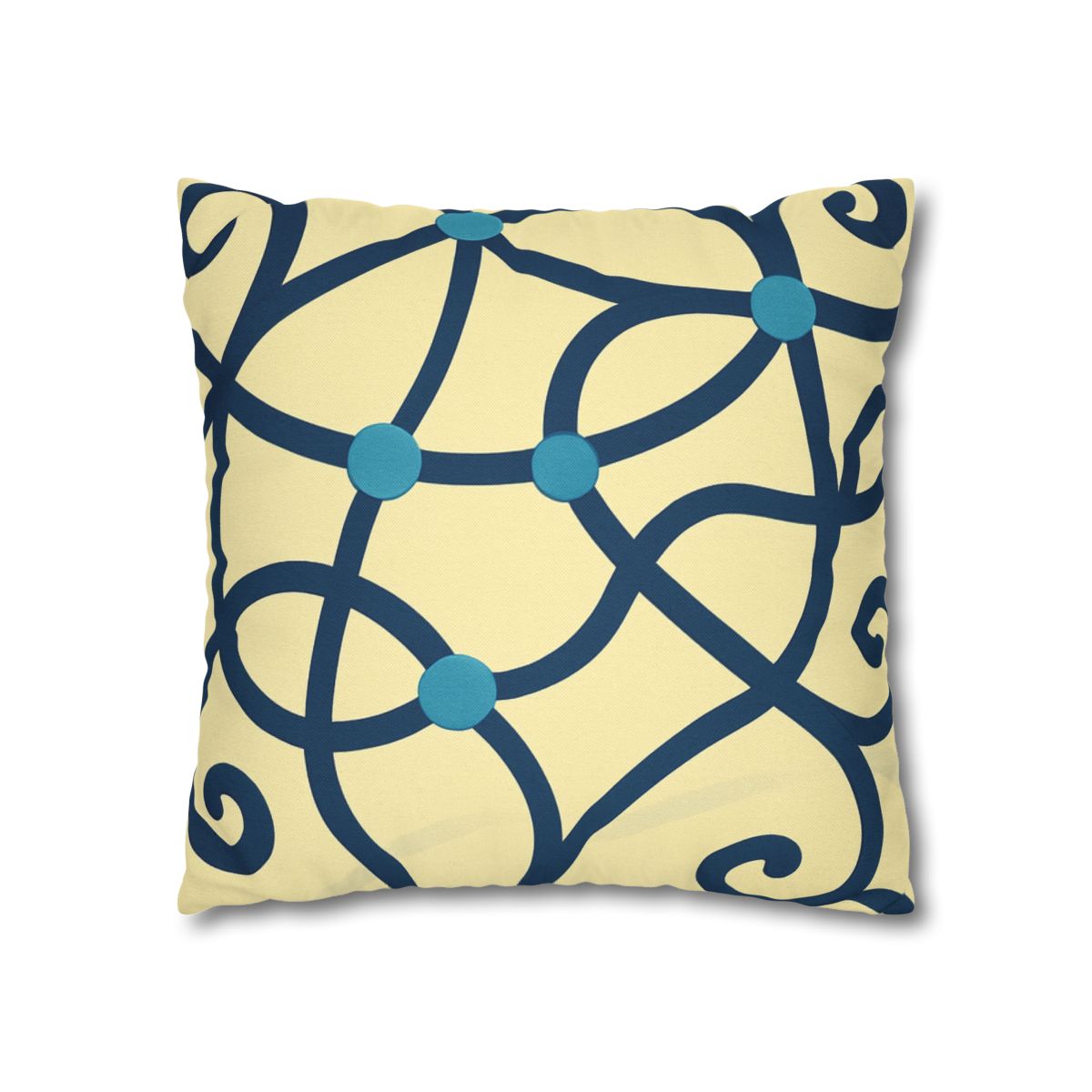 Tendril Ribbon Network trendy patterned pillow cases