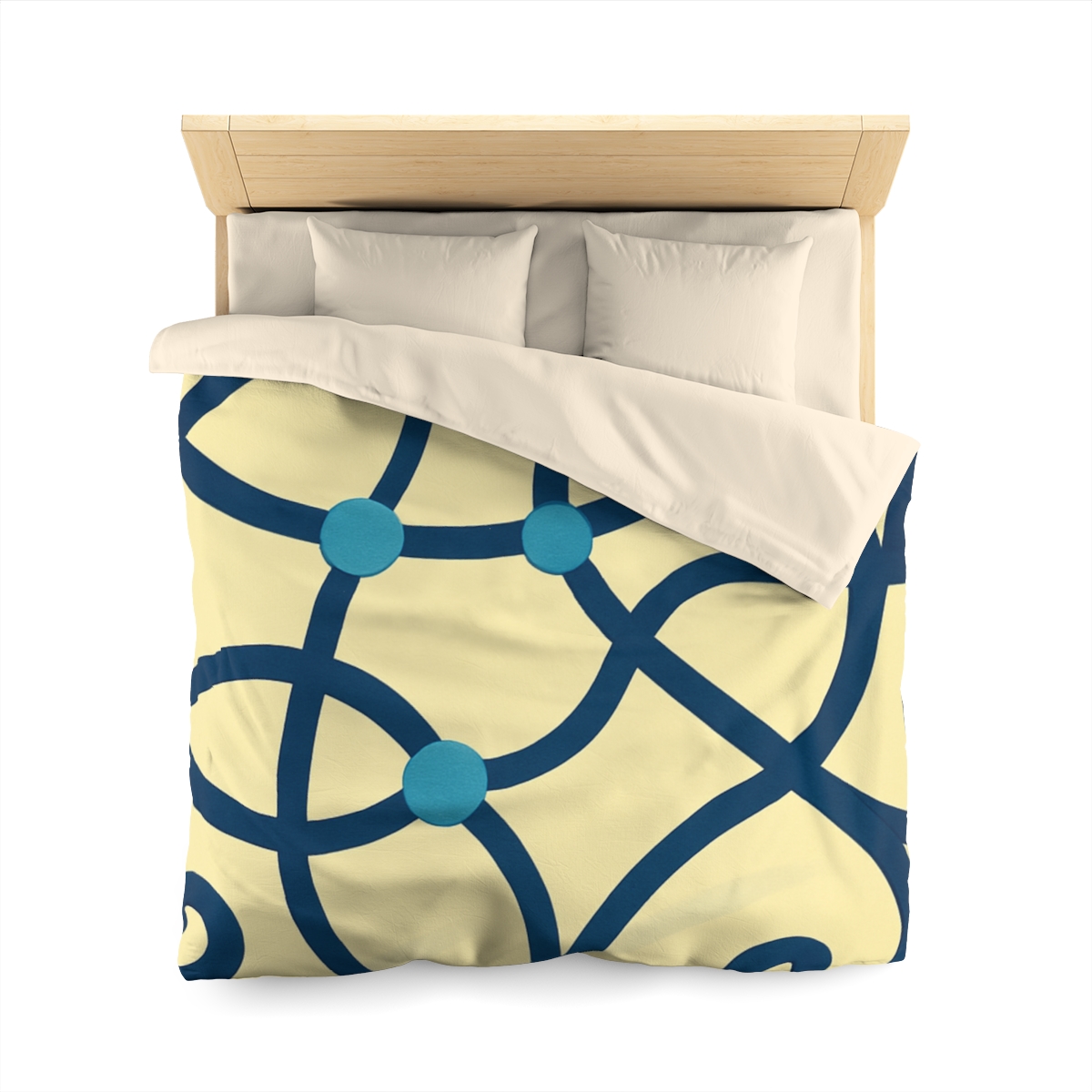 Tendril Ribbon Network unique patterned duvets