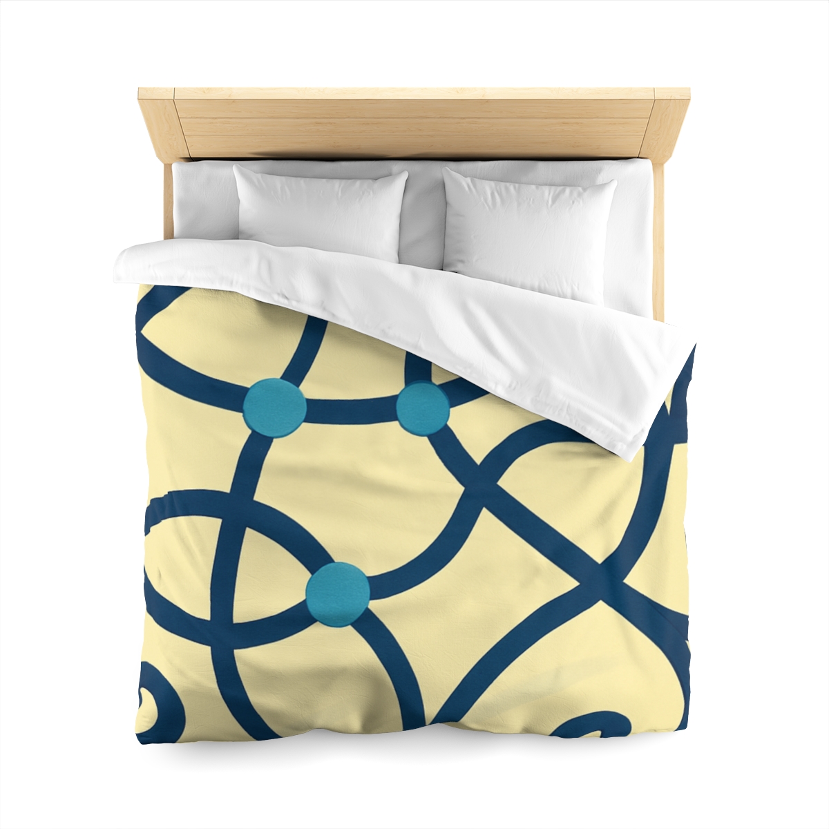 Tendril Ribbon Network unique patterned duvets