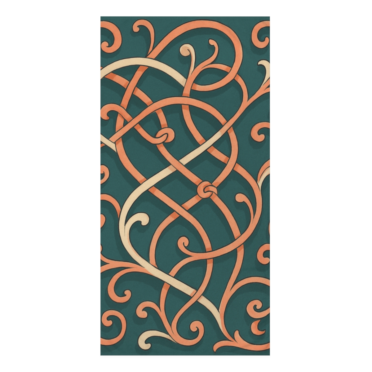 Tendril Ribbon Weave decorative home towels
