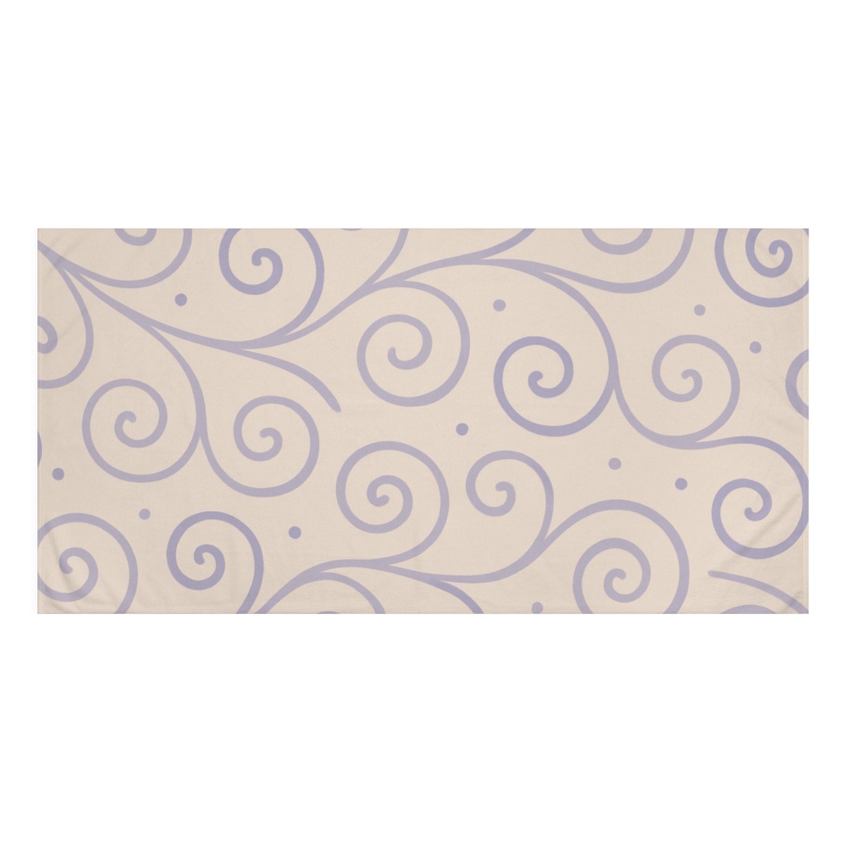 Tendril Spiral Diagram stylish beach towels