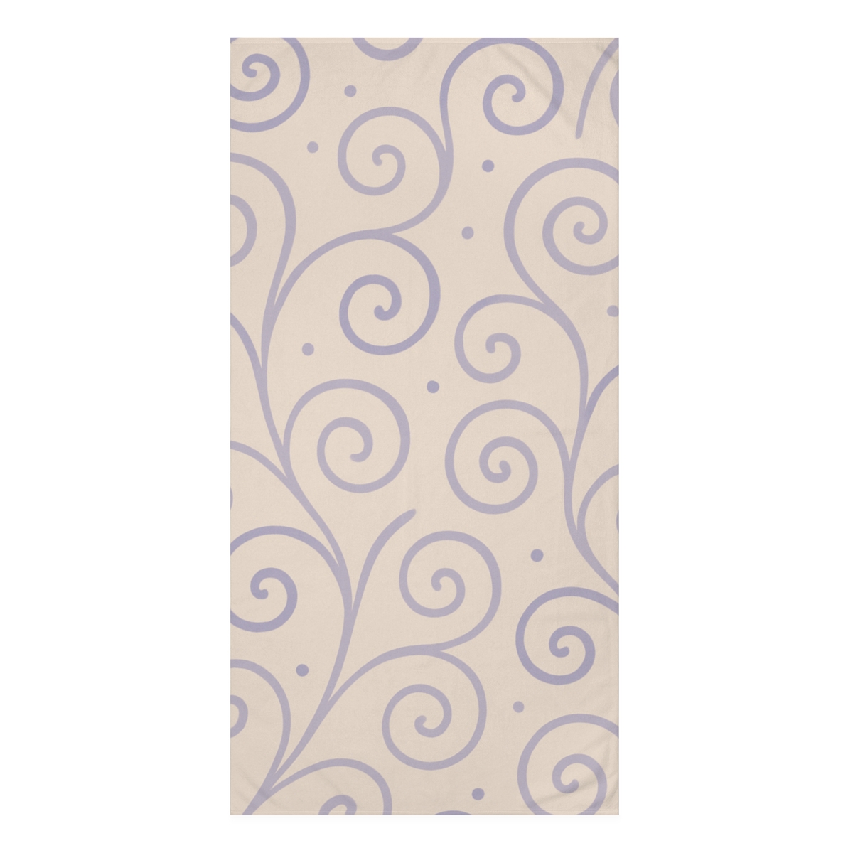 Tendril Spiral Diagram stylish beach towels
