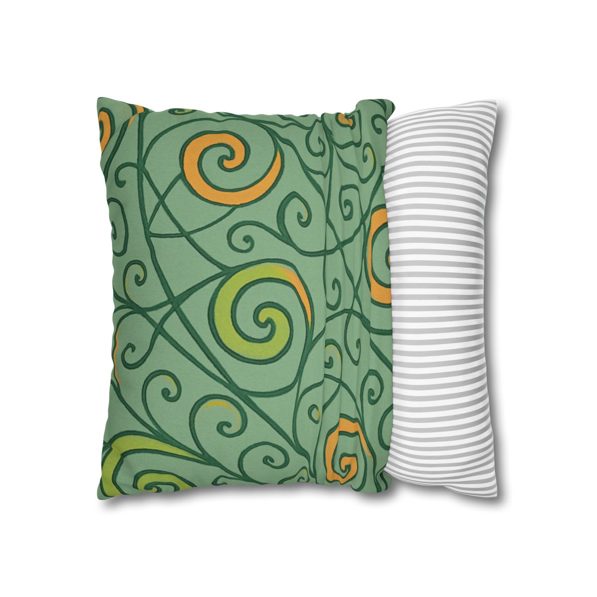 Tendril Spiral Lattice soft cotton pillow cases
