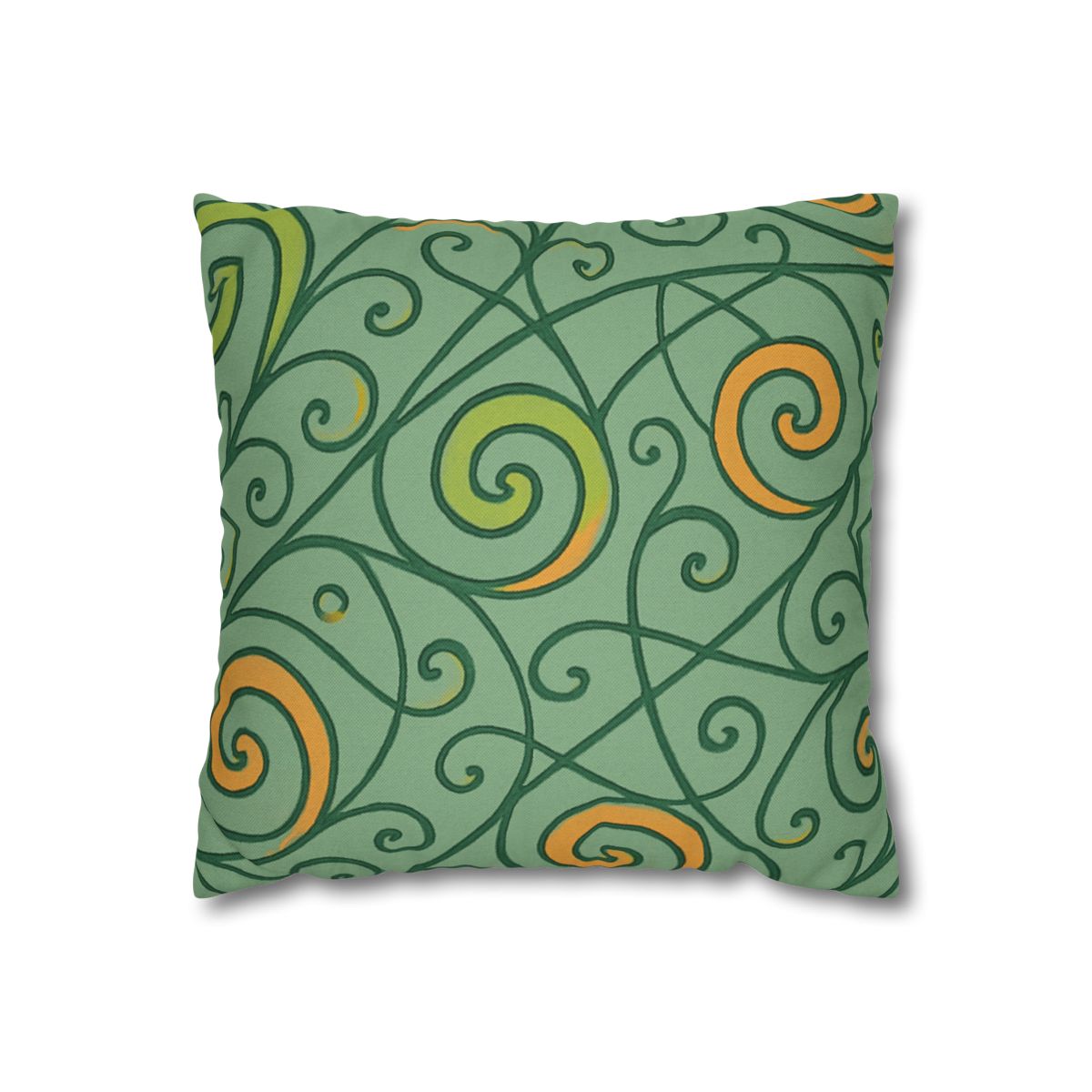 Tendril Spiral Lattice soft cotton pillow cases