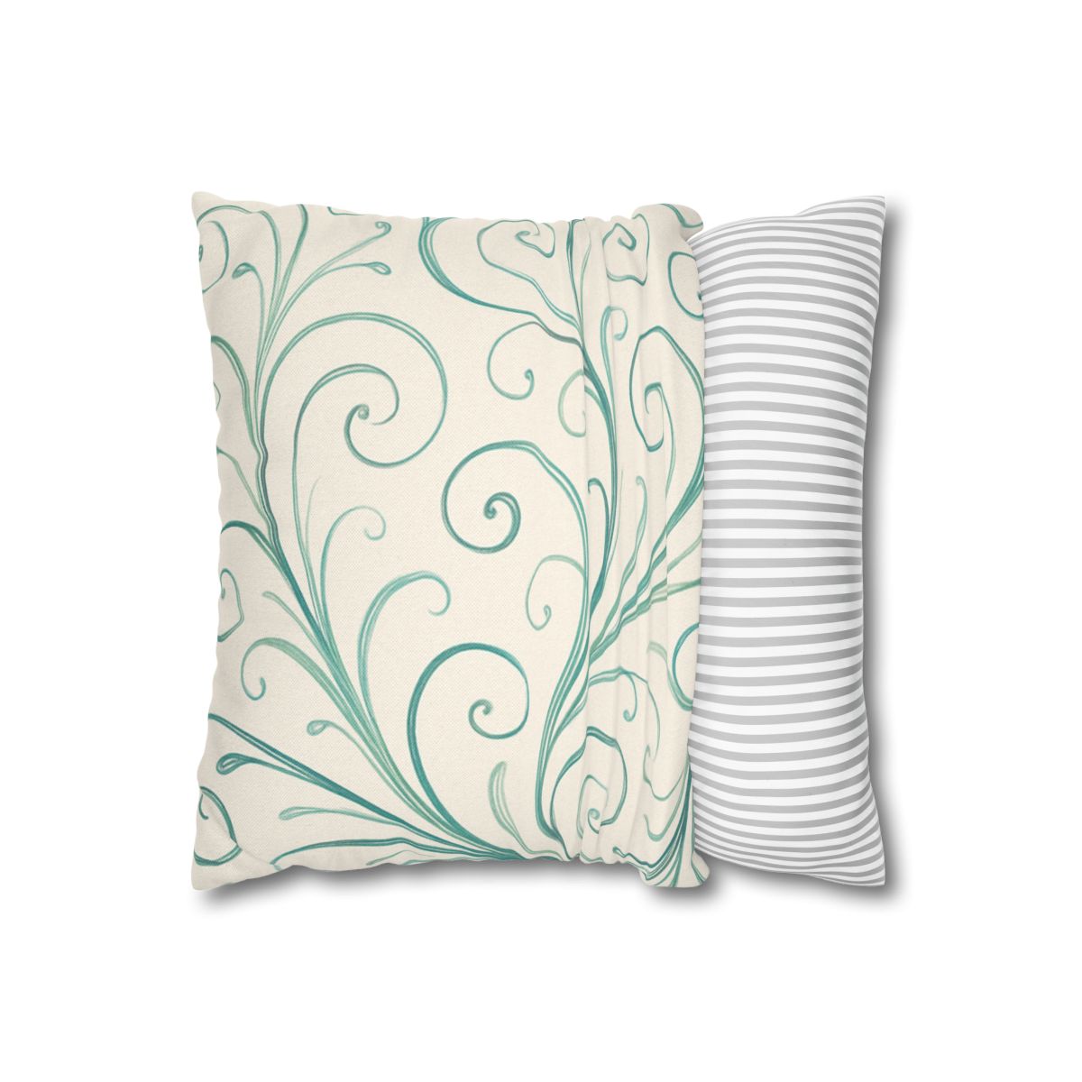 Tendril Wave Filigree custom pillow cases