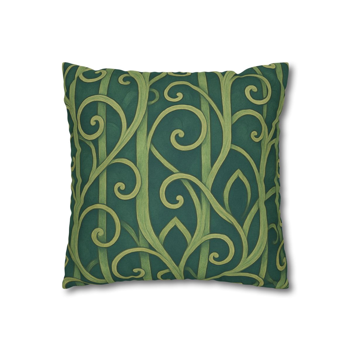 Tendriled Lattice Cascade designer print pillow cases