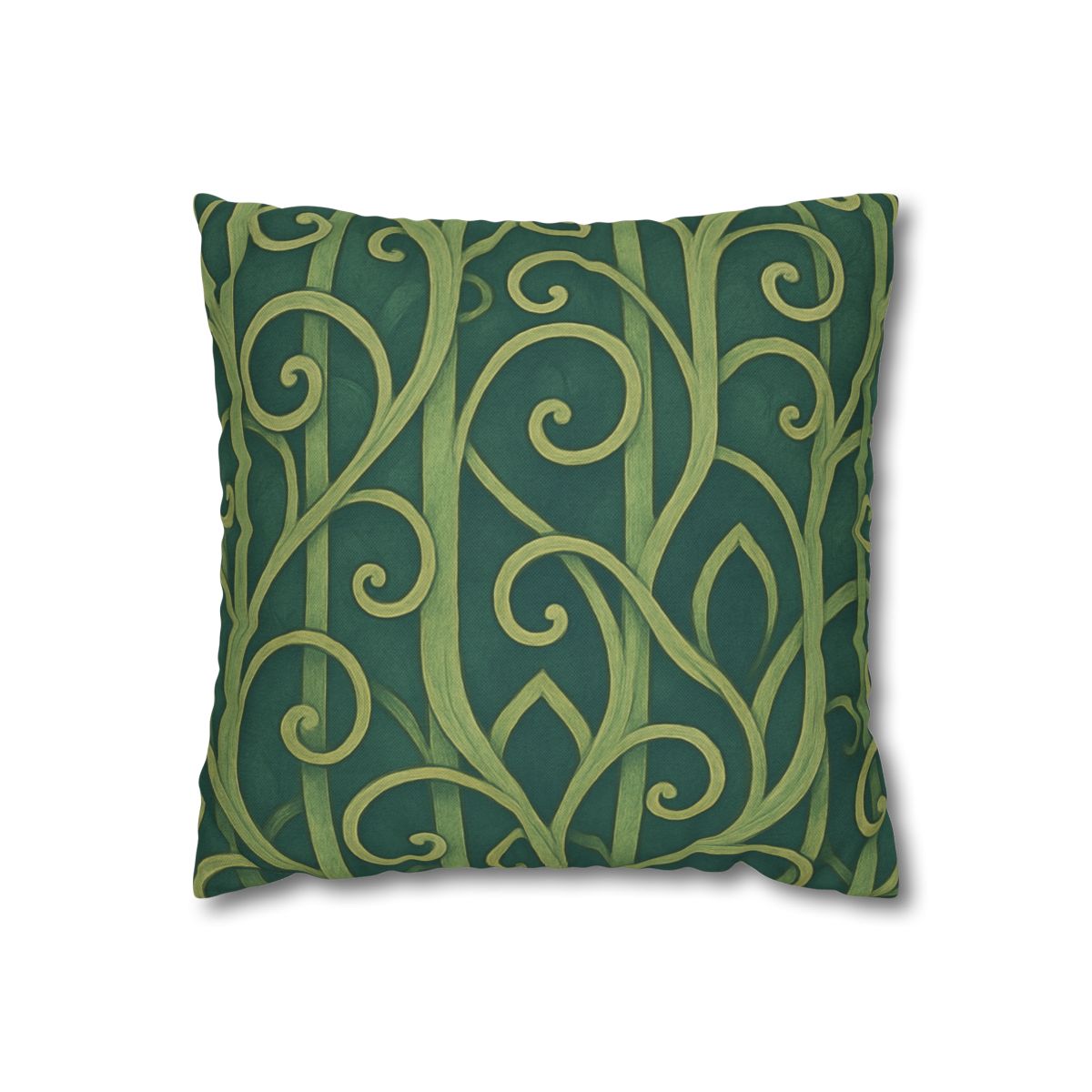 Tendriled Lattice Cascade designer print pillow cases