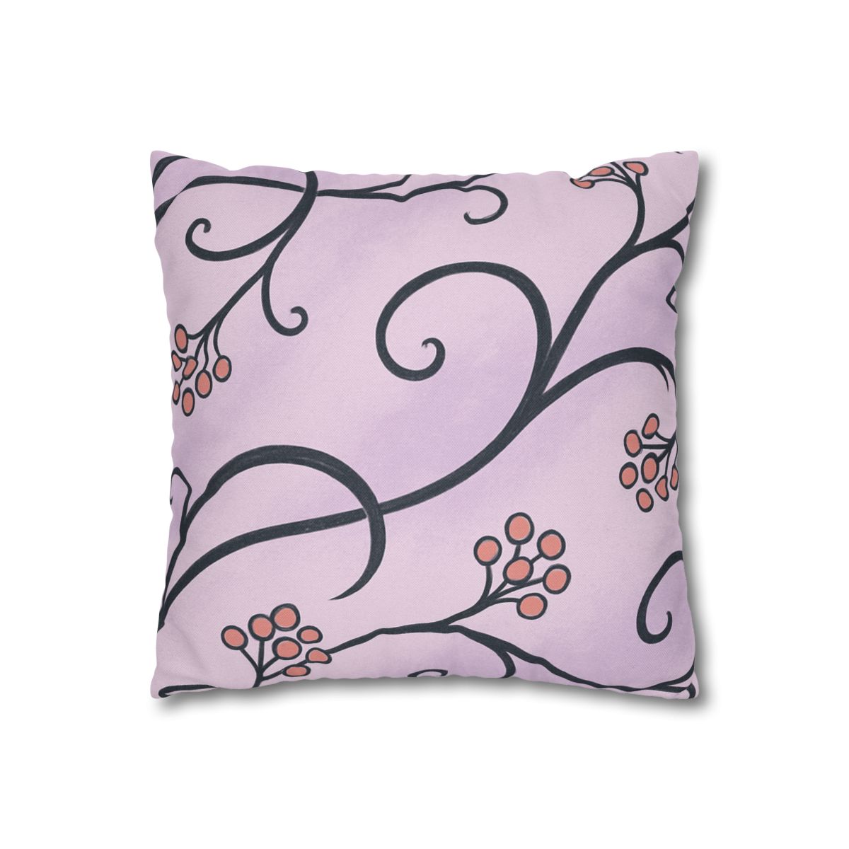 Tendrilled Ribbon Network soft cotton pillow cases