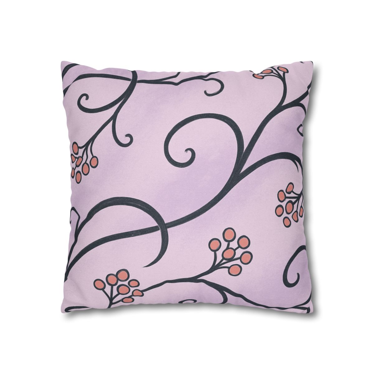 Tendrilled Ribbon Network soft cotton pillow cases