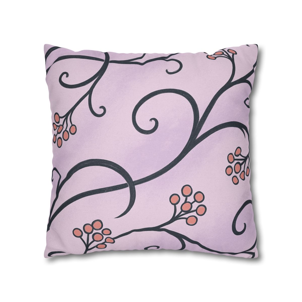 Tendrilled Ribbon Network soft cotton pillow cases