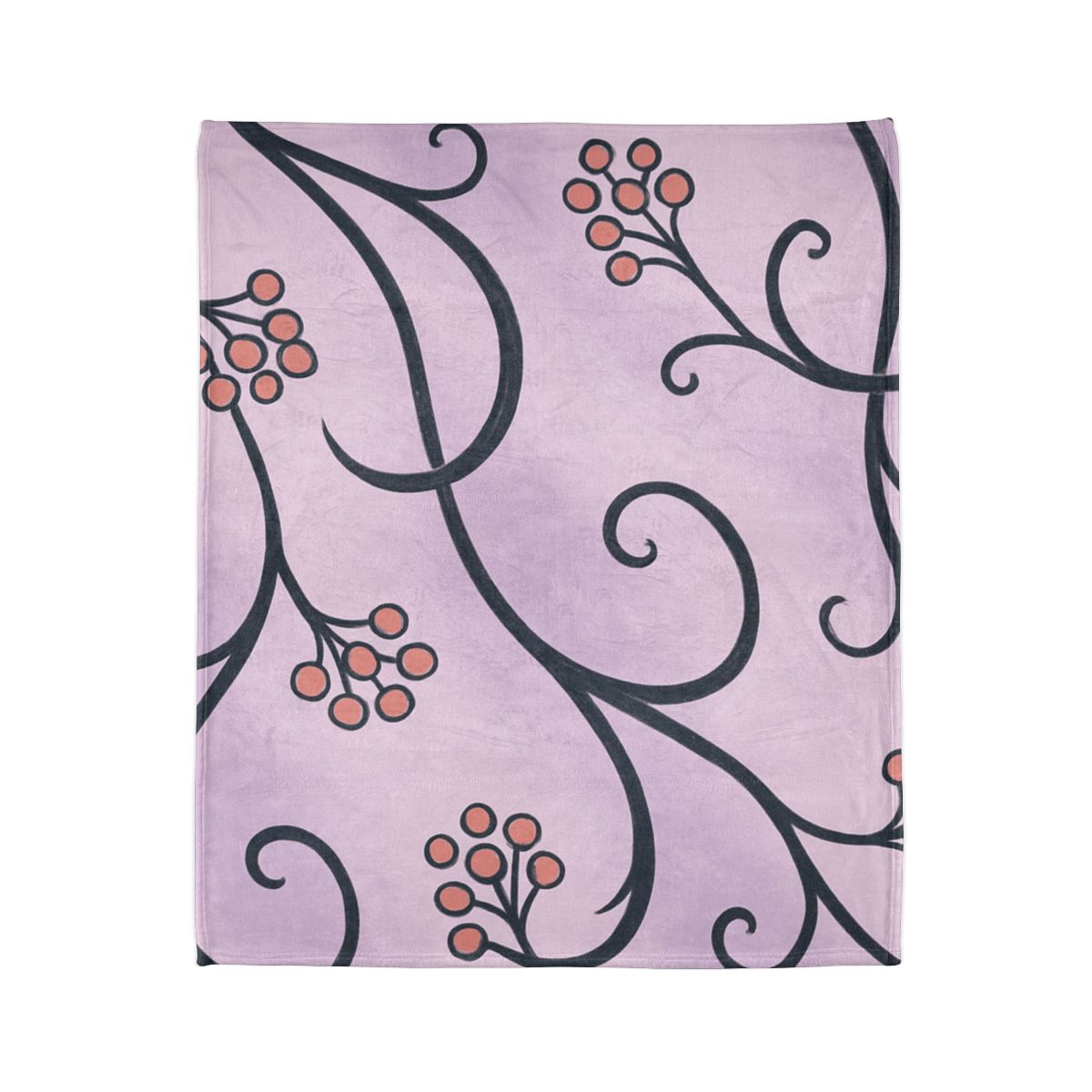 Tendrilled Ribbon Network warm winter blankets