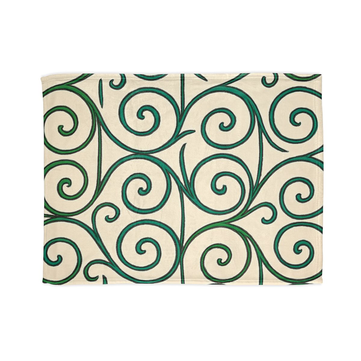 Tendrilled Spiral Matrix Blanket