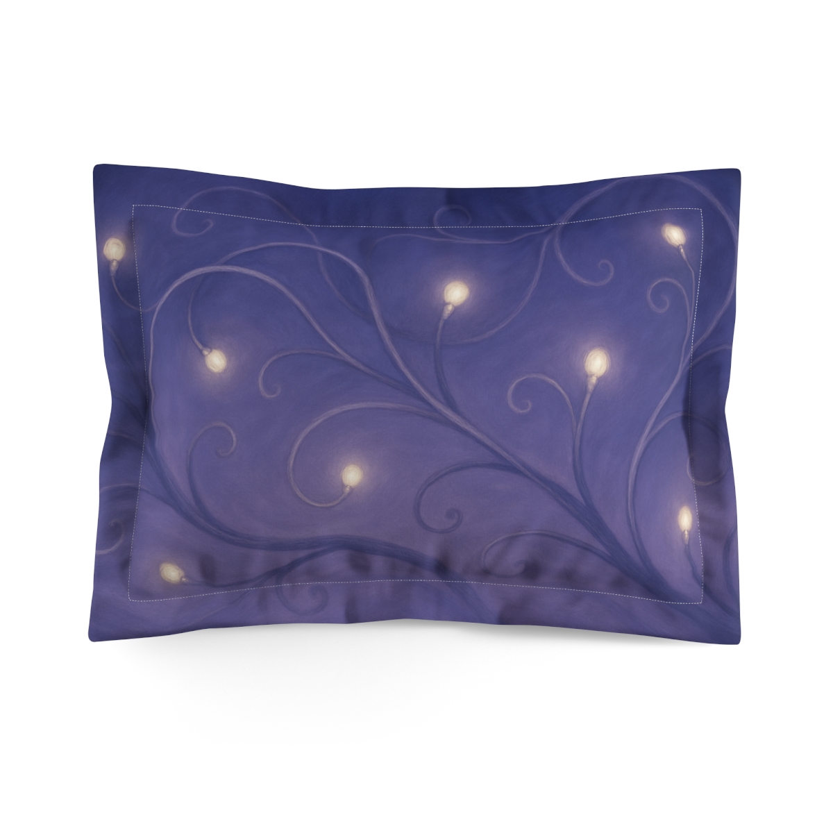 Tendrils And Moonlight unique shape pillows