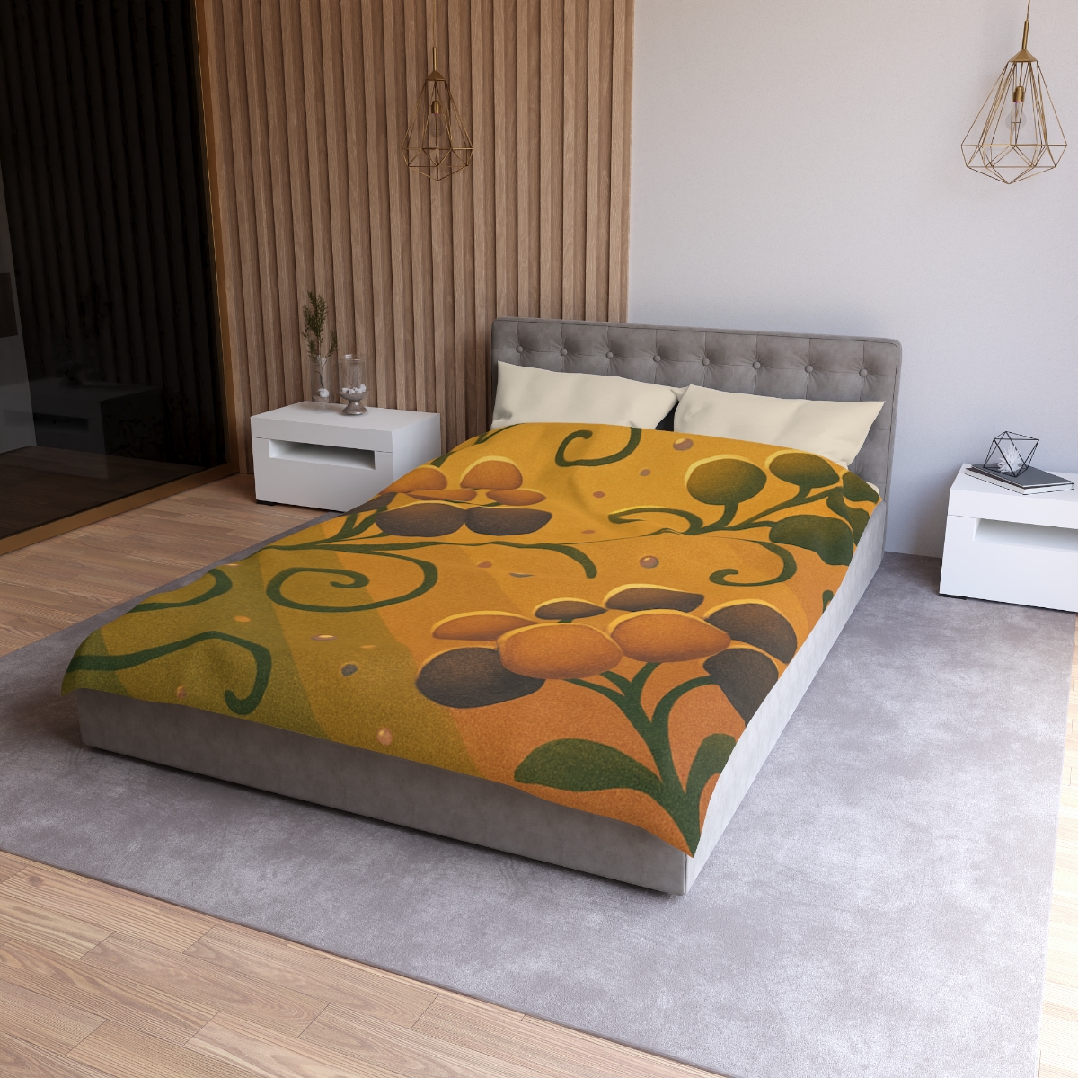 Tendrils And Seed Cluster custom duvets