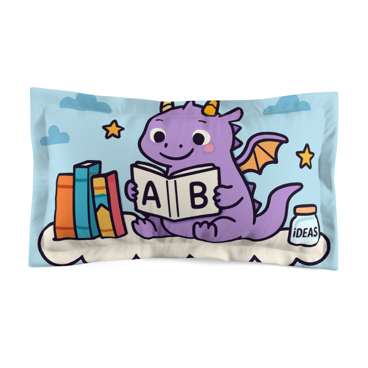 The Cloud Library Dragon trendy accent pillows