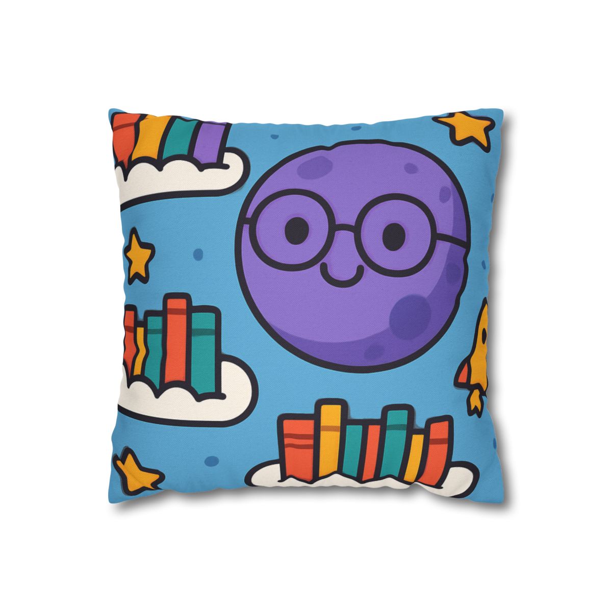 The Cloud Library Of Planet Puff soft cotton pillow cases