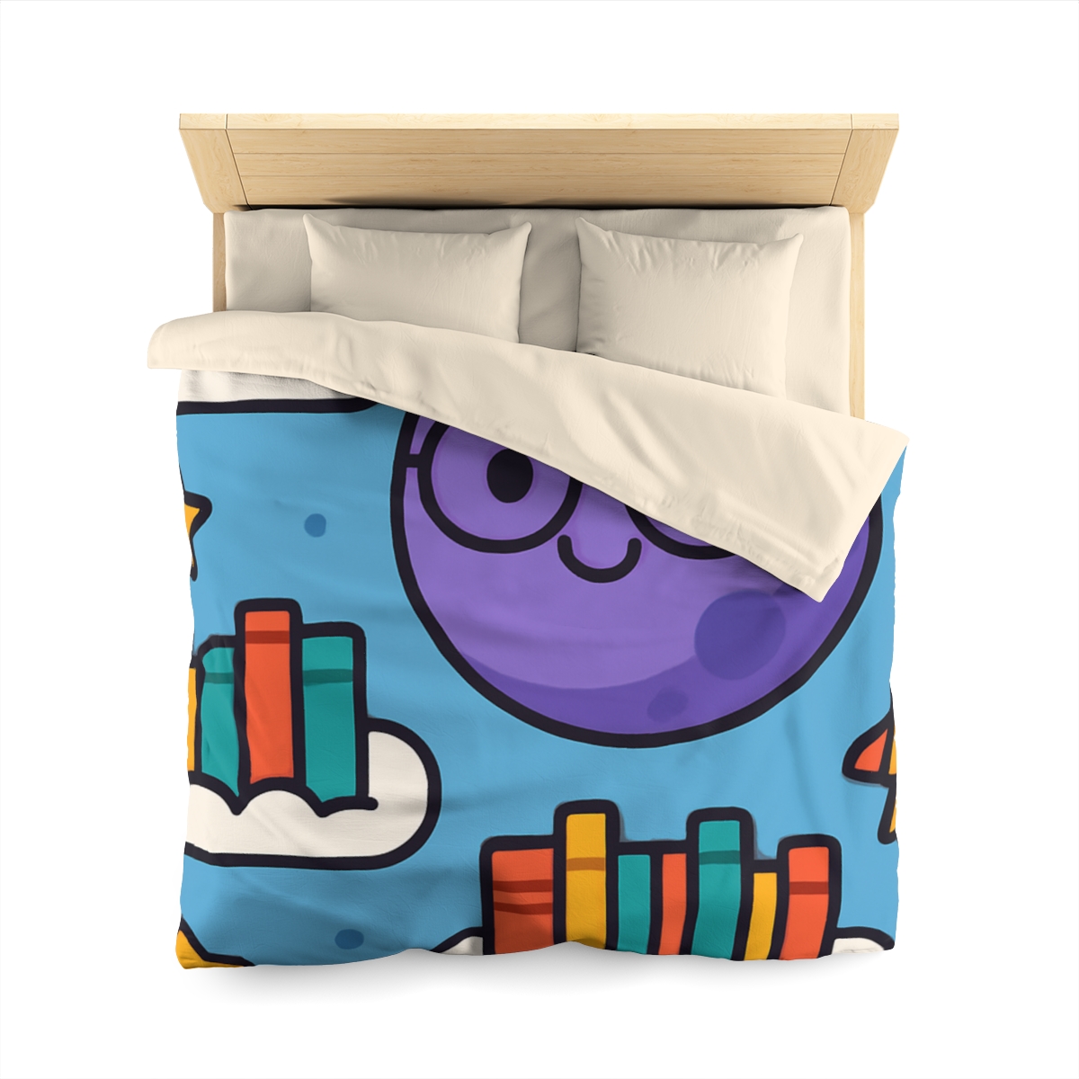 The Cloud Library Of Planet Puff soft comforter duvets