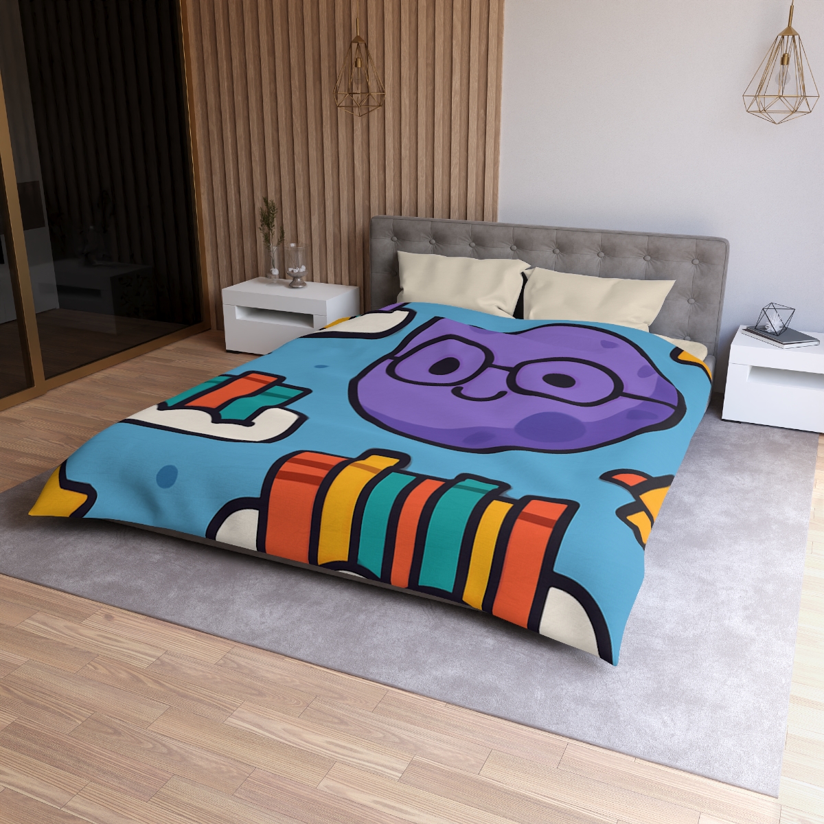 The Cloud Library Of Planet Puff soft comforter duvets