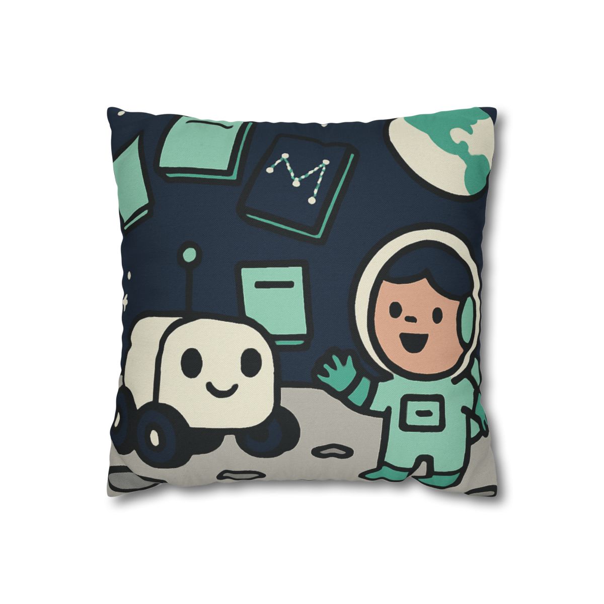The Moonlit Library Rover unique gift pillow cases