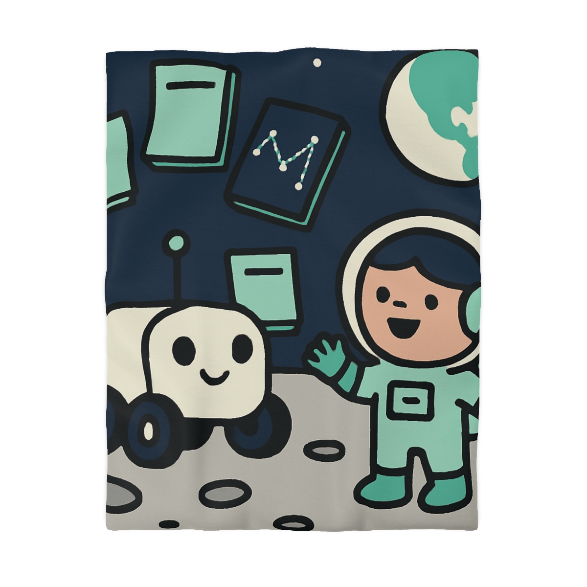 The Moonlit Library Rover warm winter duvets