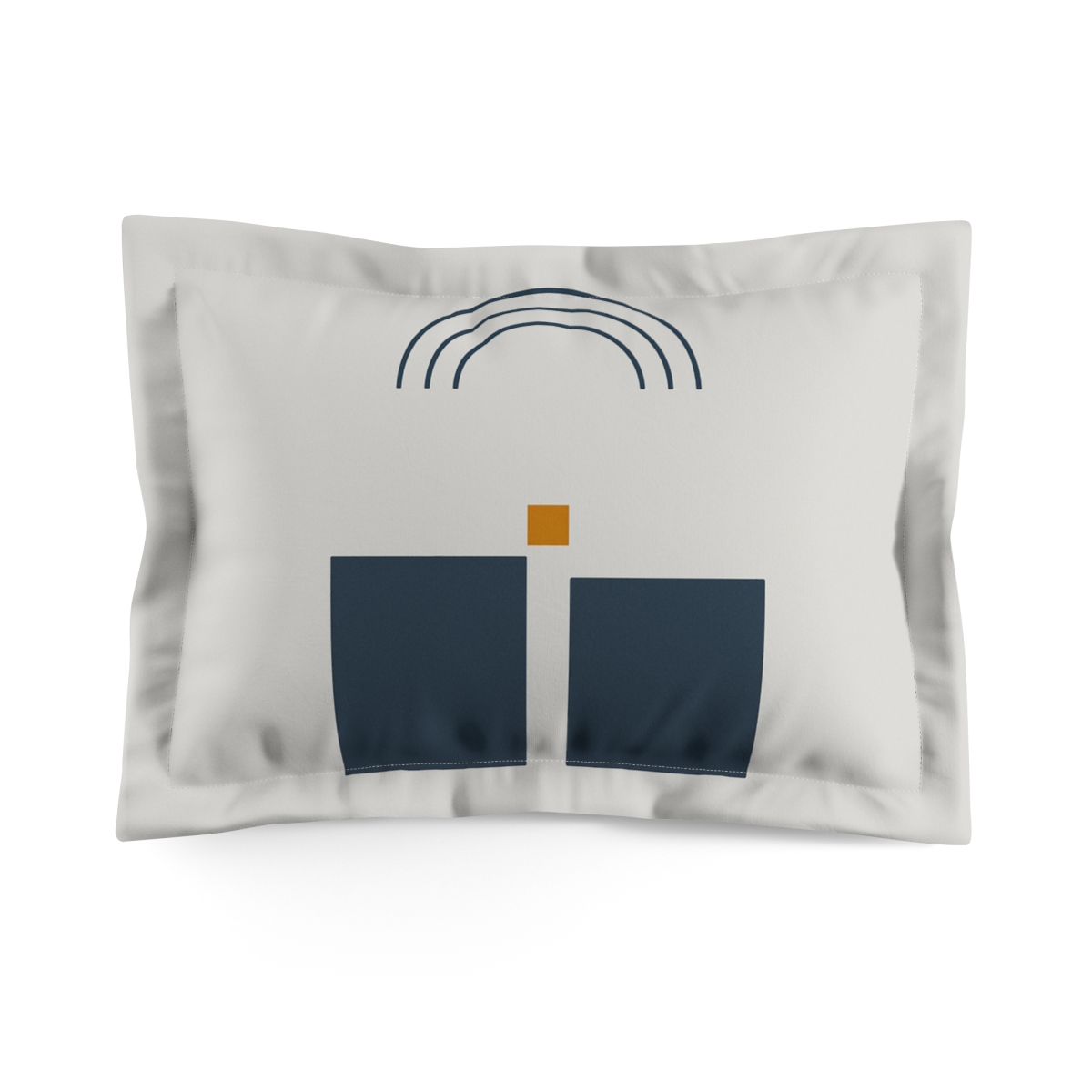 Three Arcs With Split Blocks soft plush pillows